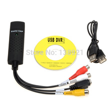 New USB 2.0 Easycap dc60 TV DVD VHS Video Capture Card Audio AV Easier Cap Adapter Free Shipping