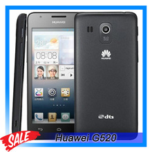 Original 3G Huawei G520 4.5 inch IPS Screen Android 4.1 SmartPhone, Quad Core MSM8225Q 1.2GHz, Dual SIM WCDMA&GSM Multi Language