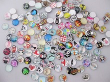 GB0002 Flatback buttons 12mm Round glass cabochons for Jewelry 100pcs/lot Craft center ornaments scrapbooking accessories