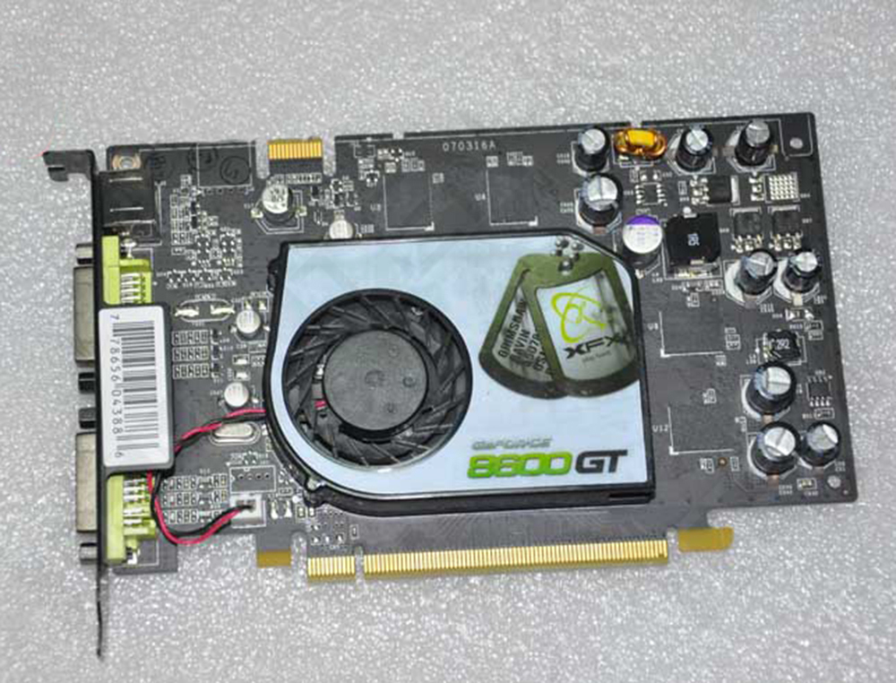 Видеокарта для ПК XFX Nvidia GeForce 8600GT 1402 32CUDA GDDR3 128 256MB 8ROPs , 8600 GT
Видеокарта для ПК XFX Nvidia GeForce 8600GT 1402 32CUDA GDDR3 128 256MB 8ROPs , 8600 GT