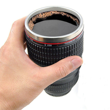 28 135 Stainless Steel Tea Coffee Cup Travel Mug Camera Lens Cup Mugs 400ml M122 MUG