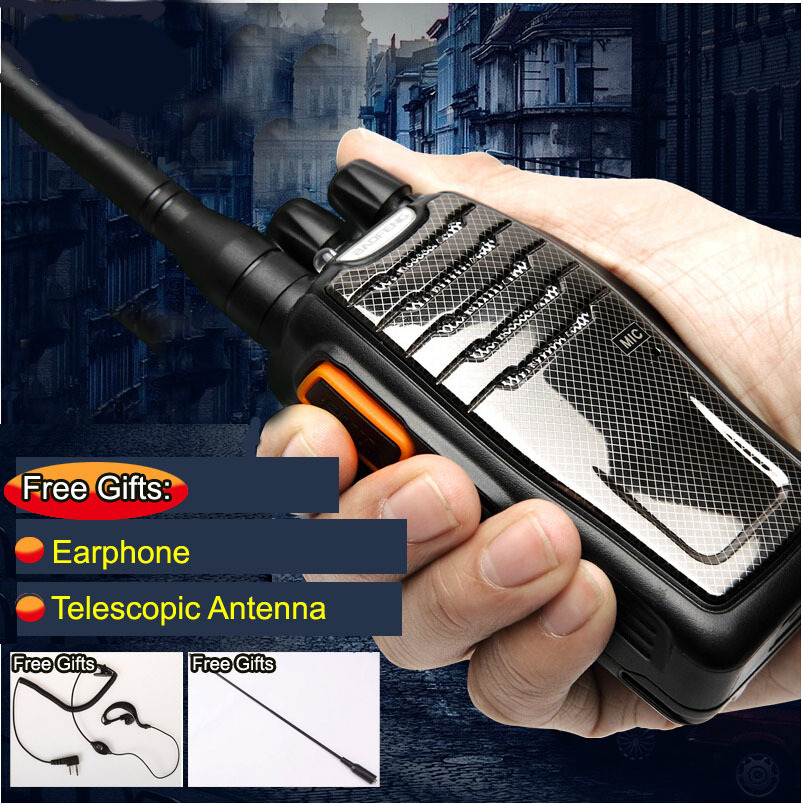 2015 New Free Shipping Portable Cheap Walkie Talkie Sets 5W Upgrade Interphone BaoFeng Two Way