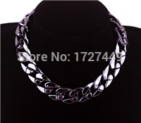 New Fashion Design High Quality Colorful Vintage Jewelry Woman s Statement Chokers Necklace Link Chain Necklaces