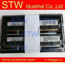 41Y2771 4GB(2x2GB) PC2-5300 CL3 ECC DDR2 SDRAM DIMM Kit Server Memory Ram, 1 year warranty(China (Mainland))