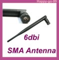 Free Shipping 6dbi All Directional SMA Antenna Wireless Card Router