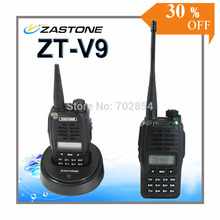 ANI function Dual band dual display 2 way walkie talkie durable 5W 99 channel keyboard Ham radio ZASTONE ZT-V9