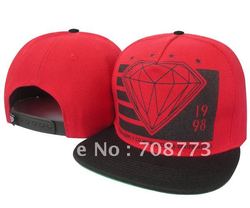 tampão do snapback, alta qualidade vermelha dos chapéus do snapback do diamante e transporte livre! a pressão ajustável da VENDA da ordem da mistura dos snapbacks do esporte suporta