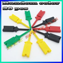 Wholesale 20pcs/lot Grabber SMD IC Test Probe Hook Clip for Multimeter+free shipping-10000007(China (Mainland))