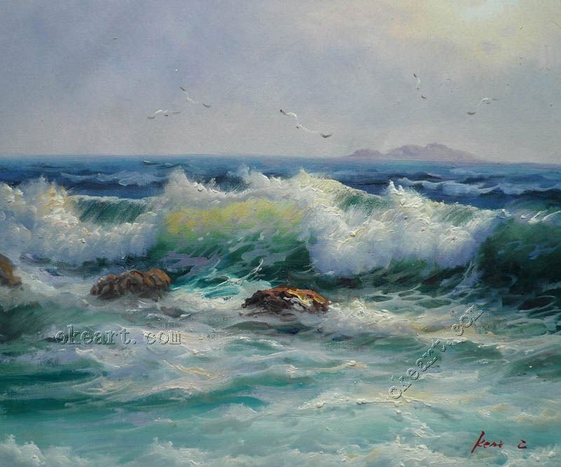 Oil Painting Waves