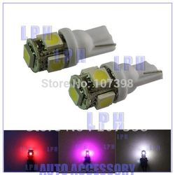 luz do carro auto lâmpada t10 5 smd carro lâmpada conduzida do bulbo da lâmpada w5w
