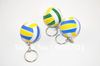 Free shipping! Wholesales Soft PVC volleyball design  keychain/hanging ornaments,18pcs/lot (4.5cm)