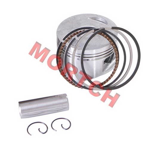 Gy6 125cc 52mm conjunto del pistón con el anillo y el pasador de 1p52qmi para ciclomotor scooter atv( envío gratis)