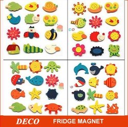 Transporte livre, ímãs animais de madeira bonitos do refrigerador, 4 séries, ímã de madeira do refrigerador, preço de grosso (SS-1836)