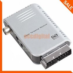 Wholesale Free Shipping Scart Digital TV DVB-T HDTV Terrestrial Tuner Receiver(China (Mainland))