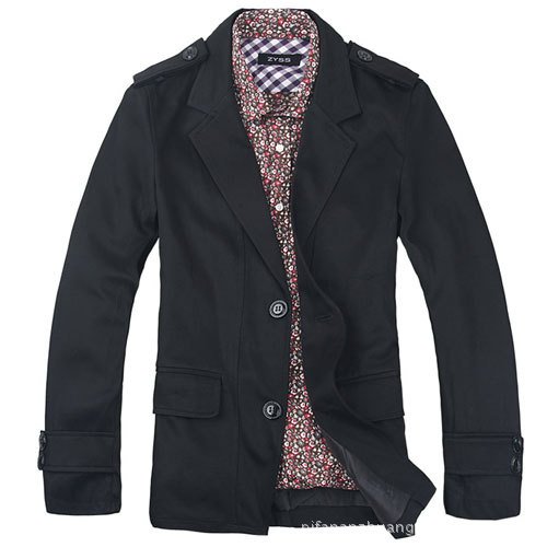 Free shipping Hot Fashion Corduroy Vintage Stylish Men's Suit Blazer, A buckle Slim Business Suit Color:2 Color Size:M-XXL