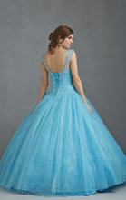 Sky Blue Straps Sweet Beaded Ball Gown Quinceanera Dress All Sizes Custom Made