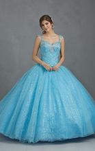 Sky Blue Straps Sweet Beaded Ball Gown Quinceanera Dress All Sizes Custom Made