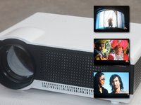 3d projector 200W led projector 2800lumens 2000:1 competitive price free shipping