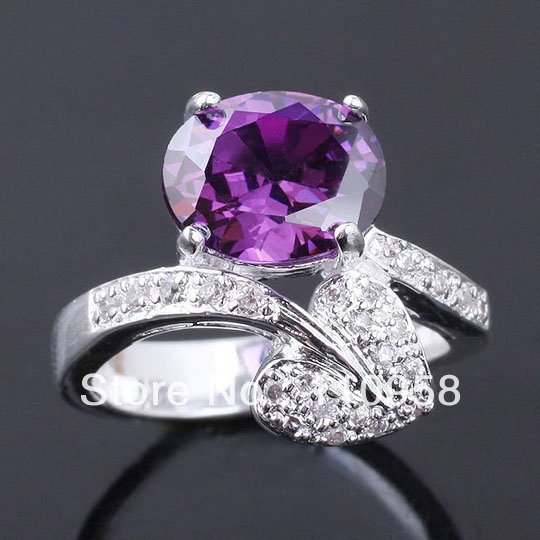 Women-S-Silver-Wedding-Ring-Yin-Leaf-Shape-Band-Purple-Amethyst-JV7927 ... Women-S-Silver-Wedding-Ring-Yin-Leaf-Shape-Band-Purple-Amethyst-JV7927 ...