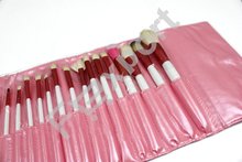 20 Pcs Cosmetic Professional Makeup Brushes Set with Pink Beauty Bag Y03