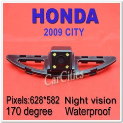 CAR camera,parking/backup/rearview camera for Honda 2009 CITY Waterproof Shockproof Night version 170 degree,free shipping(China (Mainland))