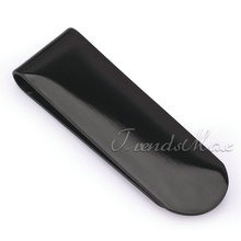 Trendsmax Fashion Jewelry Wholesale Black Spider MENS Boys Cash Holder Stainless Steel MONEY CLIP Mens Gifts