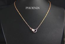 HEN001 Wholesale 14K Rose Gold Plated Screw Love Pendants Necklaces for women collier collares Mujer bijoux