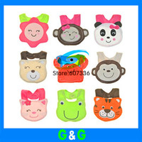 Baby Bib Costume Bibs Baby Cute Animal Fruits Feeding Bib 8 Designs Designer Baby Bibs Free shipping 16pcs/lot