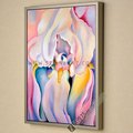 Free shipping of canvas painting in roll to most countries, Light Iris 100% Handmade Impression Reproduction of Georgia O'keefee