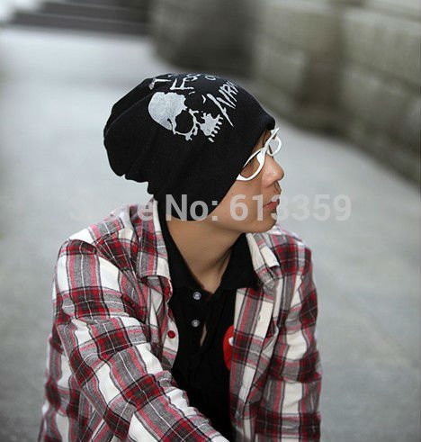 Free Knitting Pattern Garter Stitch Loom Knit Men's Skull Cap
