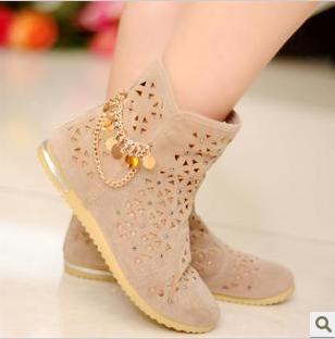 size35-39 2013 fashion women's cut-outs cute breathable chians summer ankle boots .xz077(China (Mainland))