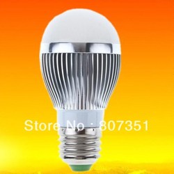 20XNew globe design 6w indoor light AC110-240V CE&ROHS Silver globe light E27/E14/B22 base HOT(China (Mainland))
