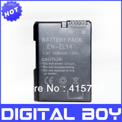Digital boy EN-EL14 EL14 Rechargeable camera Battery for NIKON COOLPIX P7000 D3100 D5100 D5200 P7700 P7100 D3200 Free Shipping(China (Mainland))