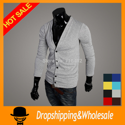 Free Shipping Mens 2012 New Fashion Winter Sweater Jacket Men's Brand Slim Fit Cardigan Casual Sweater Dress Shirt M~XXL X-407(China (Mainland))