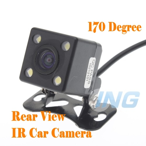 Mini Waterproof 4 IR Night Vision 1.8mm 170 Degree Viewing Angle View Reverse Backup Car Rear Camera for Parking Free Shipping(China (Mainland))