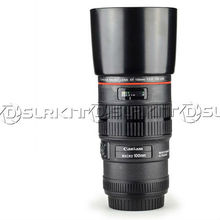 Steel EF 100mm Camera Lens Cup thermos Home Office Travel Coffee Mug