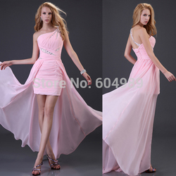 Free Shipping Grace Karin Sexy Front short long Back Party Gown Homecoming Prom Ball Formal Evening Dress 2013 CL3828(Hong Kong)