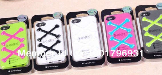 WHOLESALES FREE SHIPPING BONE STYLE HIGH QUALITY CELL PHONE CASE FOR APPLE IPHONE 5 WITH RETAIL PACKAGE#20130124006(China (Mainland))