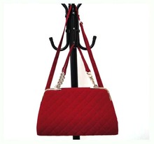 newest designer handbag material velvet size 34 x 21cm 5 different colors red Two function Shoulder