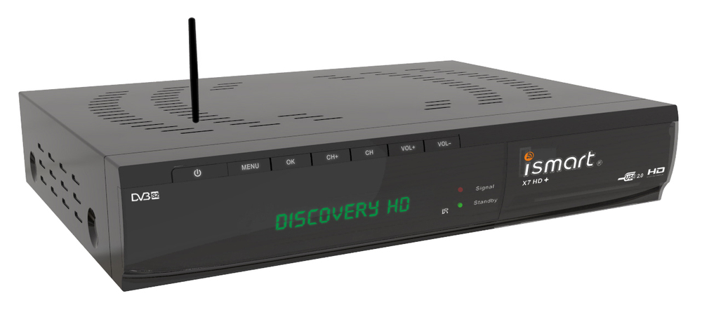 Ismart x7 hd+ fta pvr receptor de satélite& iptv- diseñado en estados unidos