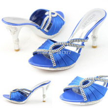 SHOEZY 2014 Womens Satin Rhinestone Open Toes Pumps Platform shoes Prom Dress Mules Heels Shoes Hot