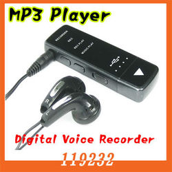 8GB Memory DICTAPHONE Phone Record With Music Mp3 player Mini REC HQ USB Digital Voice Recorder Free Shipping(China (Mainland))