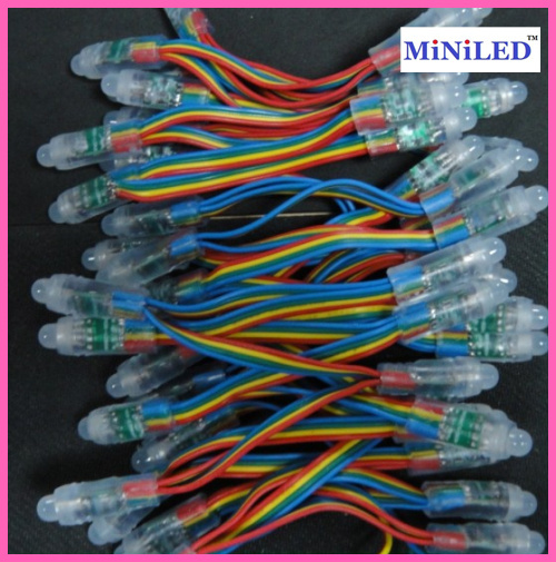 500pcs DC5V waterproof 12MM Full color LED String pixel light lpd6803 IC led string channel letter SIgns dhl/fedex(China (Mainland))