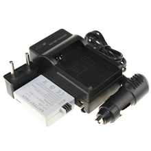 Accessories & Parts!1Pcs LP-E5 LPE5 CAMERA Battery + lithium Charger+car charger For Canon  XS XSi T1i 450D 500D 1000D