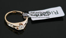 FREE SHIPPING 1PCS 18K Real Rose Gold Plated italina Mounting 0 5 ct Zirconia Diamond fashion