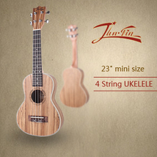 High quality 23" mini size Homeland Laminated zebra wood Soprano 4 String ukulele Acoustic Instrument ukelele   Free Shipping(China (Mainland))