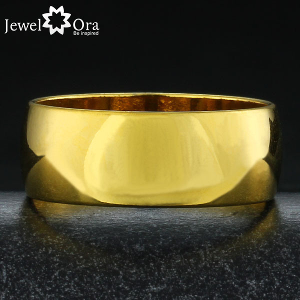 Cheap-Wedding-Gold-Ring-Unisex-Band-Ring-Designer-18K-Yellow-Gold ...