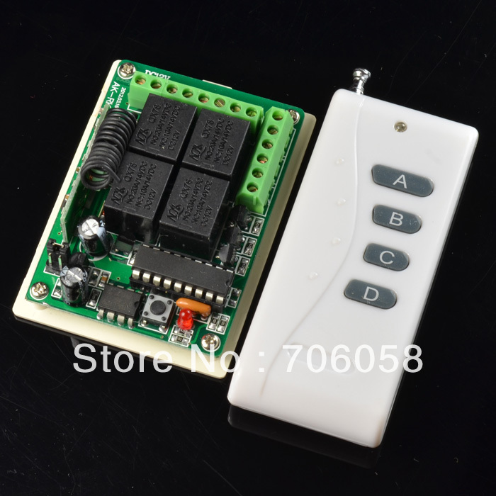 Купить DC 12v интеллигентаяый() 4-канальный пульт дистанционного ...