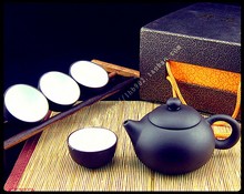 5pcs Tea set Gift Elegant Chinese Ceramic cups Purple sand ceramic set 5 purple kung fu