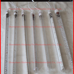 Free shipping, double-sided LED Christmas Lights rain, snow tubes, LED meteor tube snow holiday lights, festive lighting(China (Mainland))